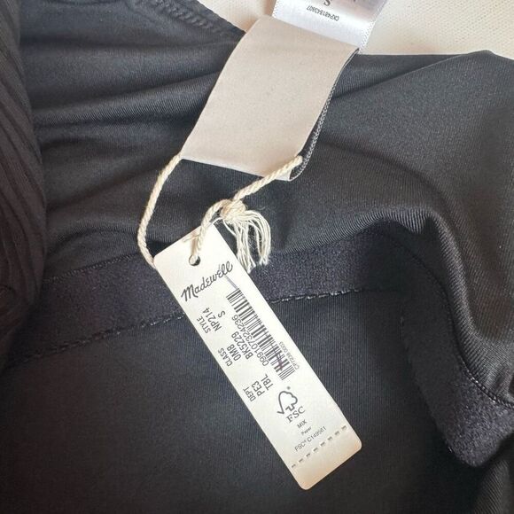 $68 NWT Madewell Longline swim one shoulder swim top size small m2 - Picture 4 of 5